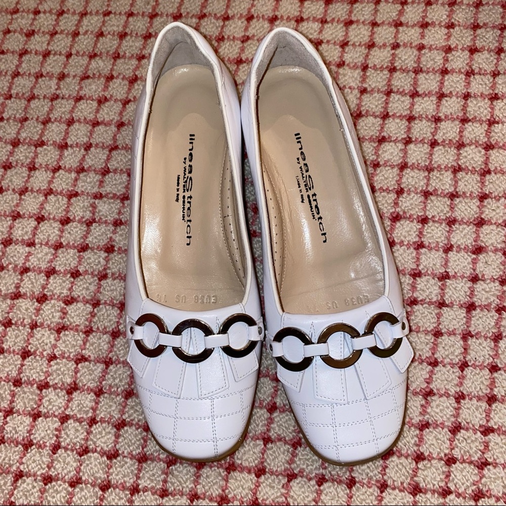 Linea Stretch by Walter Genuin white golf shoes